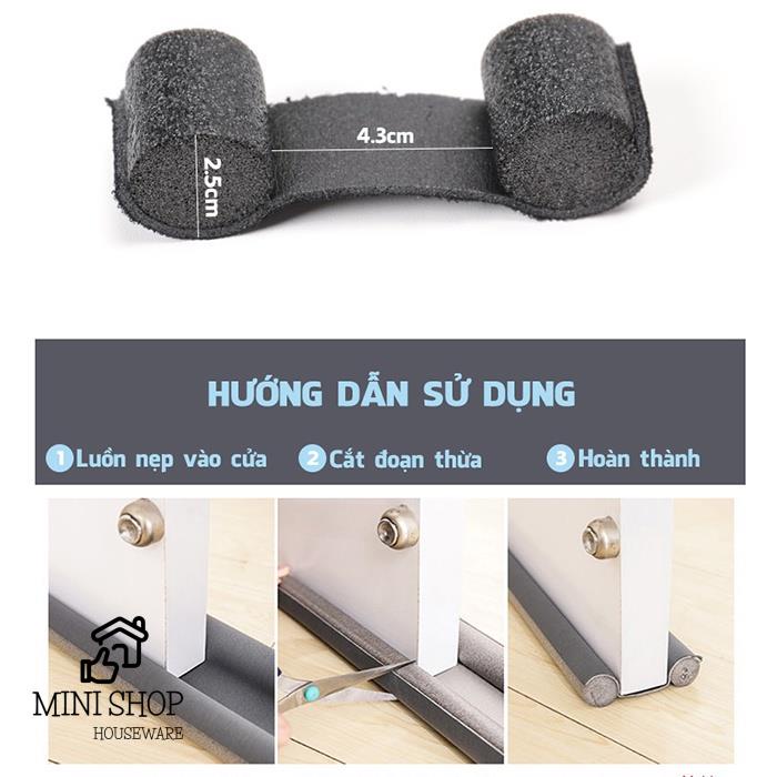 Ron Thanh Nẹp Mút Xốp Nhét Chèn Chân Đáy Khe Hở Cửa Đủ Loại