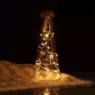 [CỰC ĐẸP] Lọ thủy tinh trang trí dây đèn Fairy Light-Decor phòng ngủ