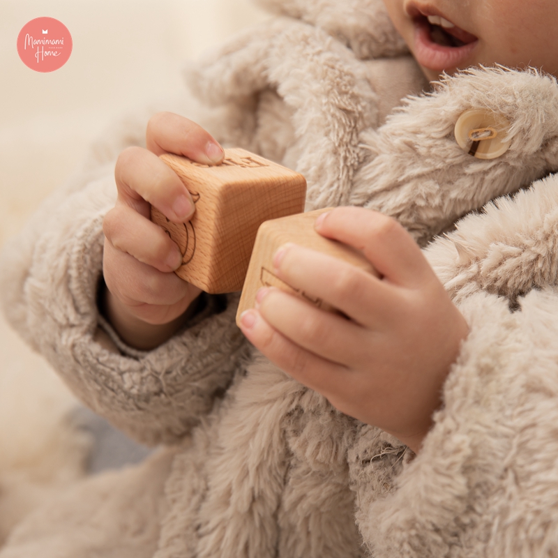 Bộ đồ chơi xếp hình Mamimamihome 10 khối nhiều màu 4cm rèn luyện trí tuệ cho trẻ em 0-12 tuổi