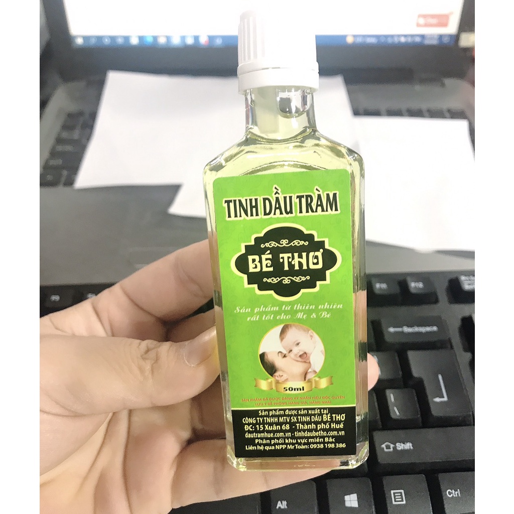 Tinh Dầu Tràm Huế Bé Thơ Dung Tích 50 ml Chăm Sóc Sức Khỏe Cho Cả Gia Đình