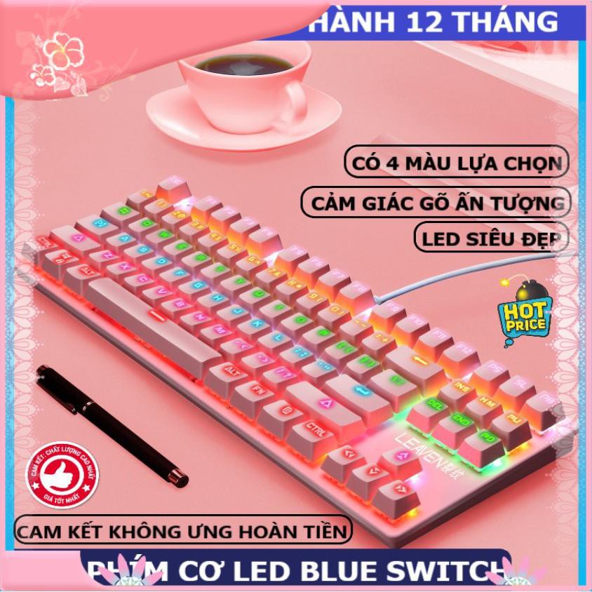 【Hàng sẵn sàng】 Bàn phím cơ gaming máy tính K550, 10 chế độ led khác nhau, thích hợp chơi game, dùng văn phòng cho pc, l