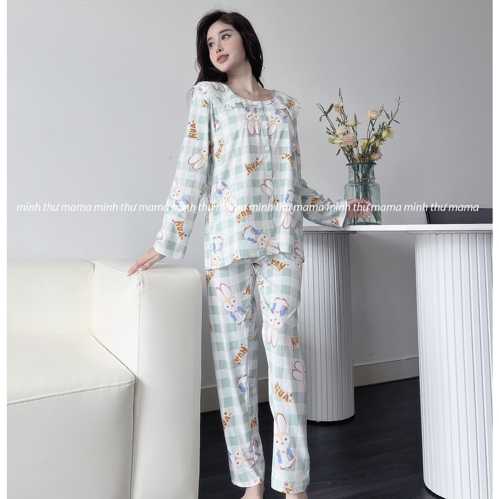 Bộ bầu - bộ sau sinh - chất liệu cotton - kiểu mới thời trang ( LS-Thun Sữa-Dài )