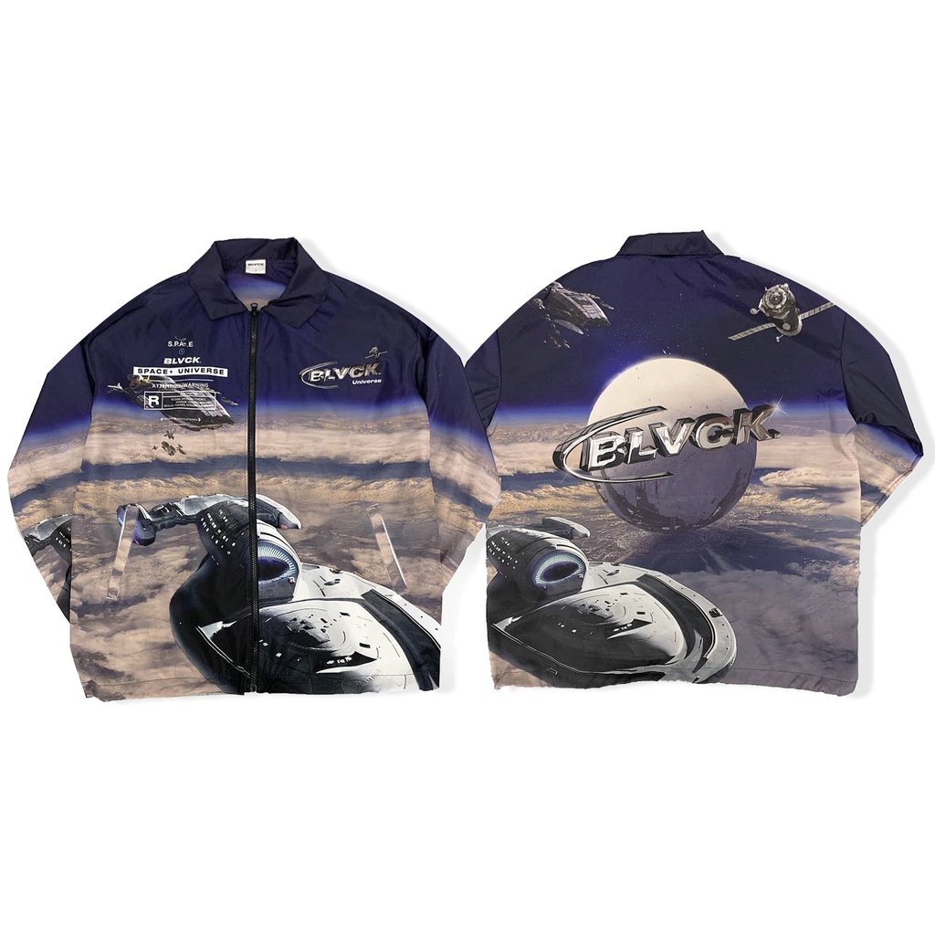 Áo khoác gió BLVCK in hình Universe