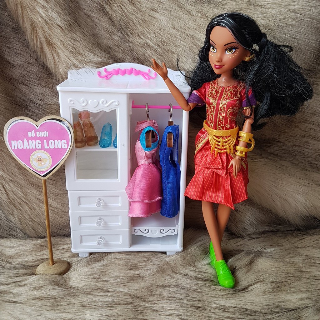 Phụ kiện đồ chơi - Tủ quần áo cho búp bê Barbie