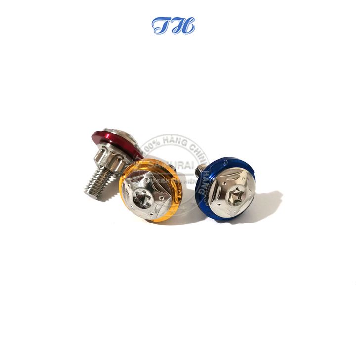 Ốc Salaya inox 6li10, 6li15, 6li20, 6li30 đầu dù gắn gắn hộp sên, dè trước, cacte, đầu cốt bánh, nón bảo hiểm,...
