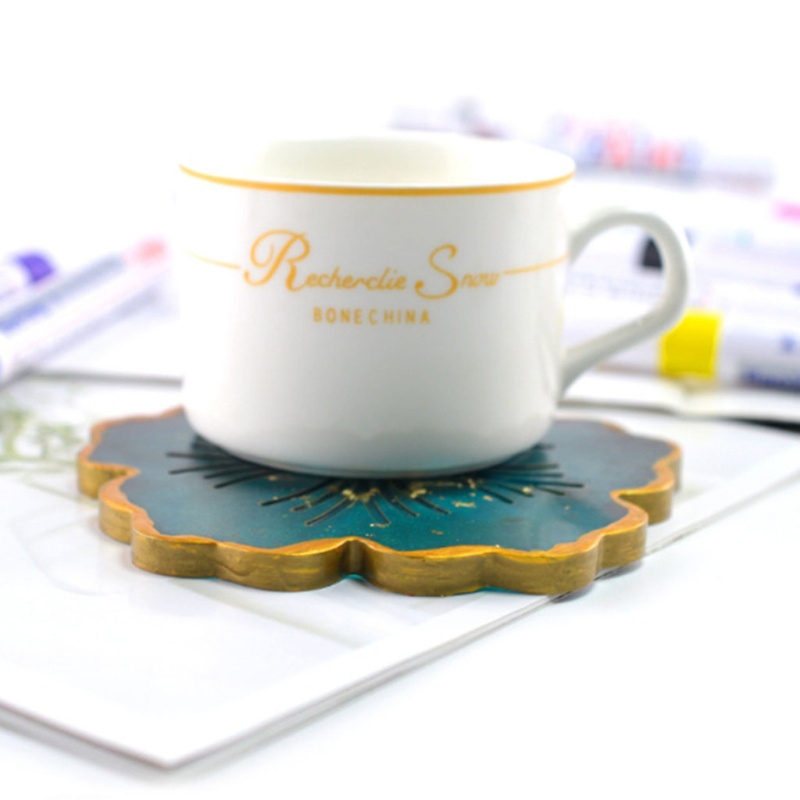 Bộ 10 cây bút lông màu ánh kim epoxy resin