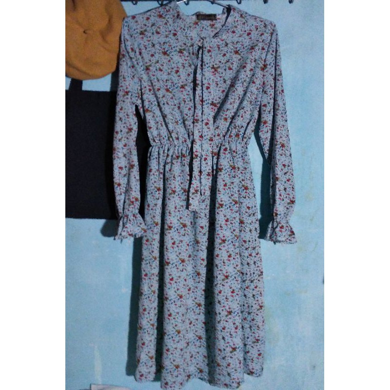 Đầm tiểu thư vintage hoa nhí Thanh lý/Secondhand/2hand/Pass/Si tuyển