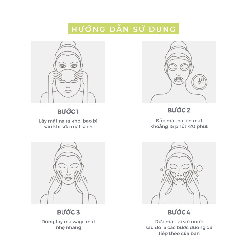 Mặt nạ quả bơ dưỡng ẩm chống lão hóa dưỡng da trắng da giảm mụn Bioaqua LUVELA MN14 | BigBuy360 - bigbuy360.vn