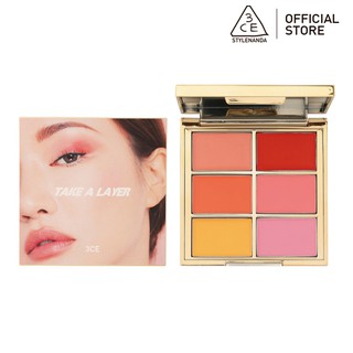 Bảng Phấn 3CE Nhiều Màu Trang Điểm Đa Chức Năng 9g