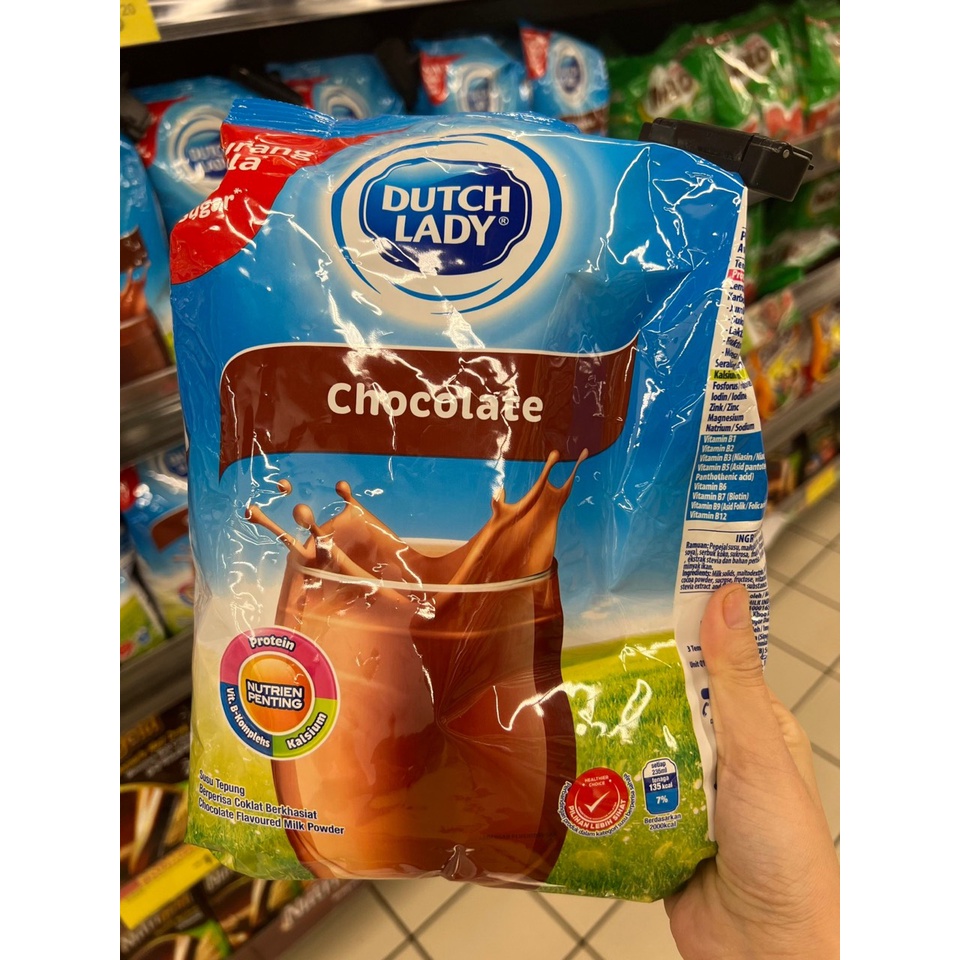 Sữa Bột Dutch Lady Vị Socola Malaysia - Bịch 900G