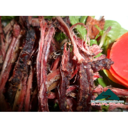Lợn khô gác bếp ngon bá cháy - Đặc sản Tây Bắc 1KG (Tặng kèm chẩm chéo)