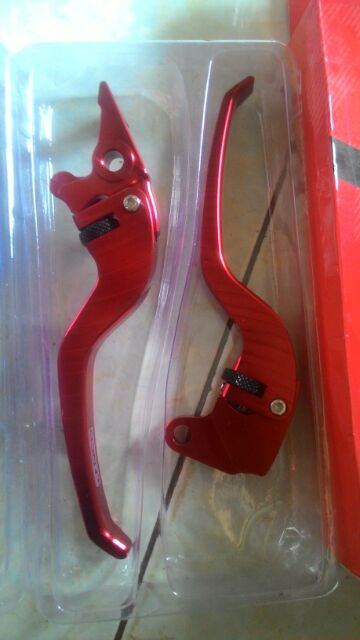Cặp tay thắng + tay côn exciter racing boy mẫu mới xanh đỏ bạc đen