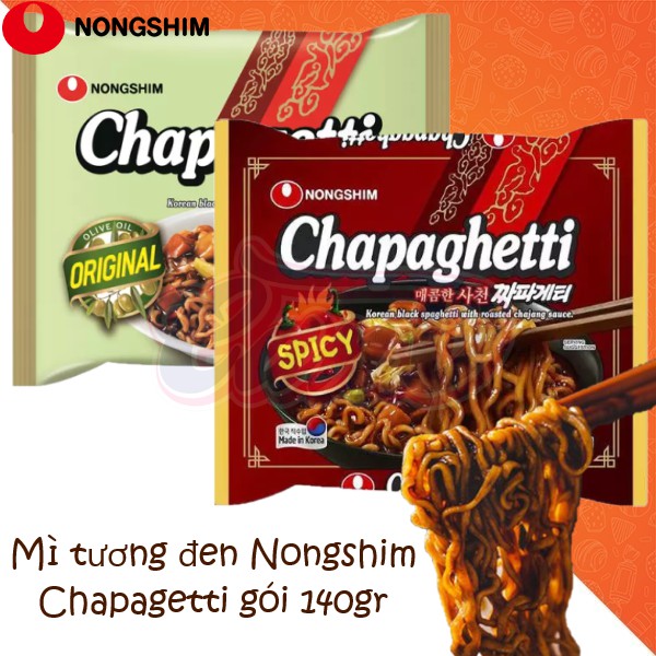 [Mã GROXUAN1 giảm 8% đơn 150K] (2 vị) Mì tương đen Nongshim Chapagetti gói 140gr | BigBuy360 - bigbuy360.vn