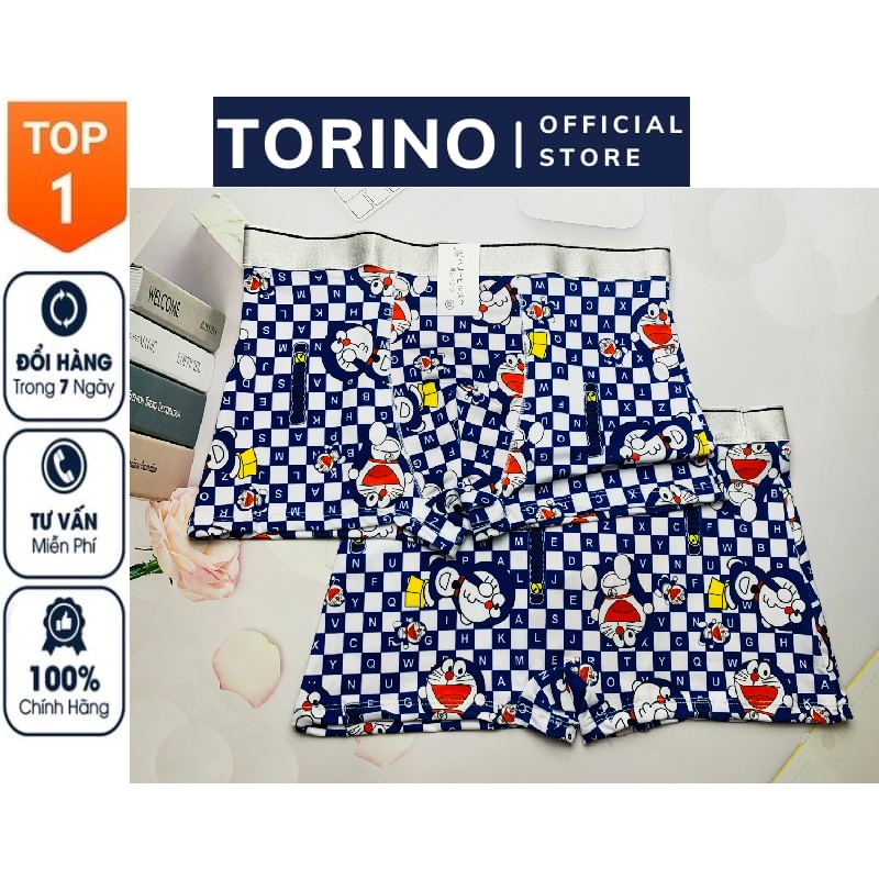 [ 𝐂𝐎𝐌𝐁𝐎 𝟓 ]  Quần sịp, quần lót nam in hình hoạt hình như ảnh, chất vải thun lạnh, siêu thoáng mát co giãn mềm mại