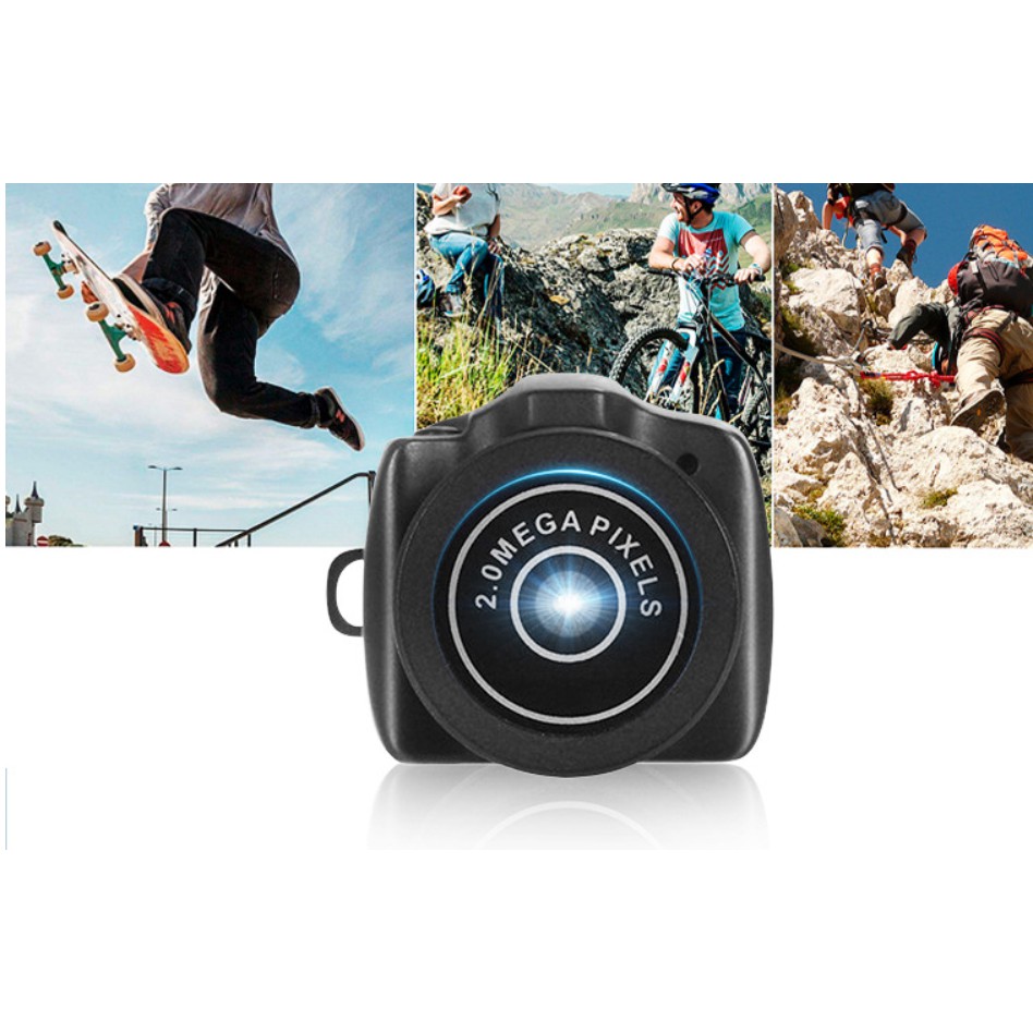 Camera Hành Trình Y2000 Tiện Lợi Có Thể Mang Theo Bên Mình, Camera Thể Thao (KHUYẾN MÃI TẶNG QUÀ)