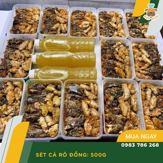 Sét Cá Rô Đồng 400gam Kèm 2 Chai Nước