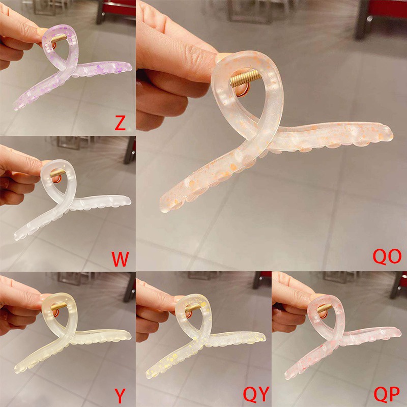 Kẹp Tóc Hình Đuôi Cá Mập Nhiều Màu Sắc Phong Cách Hàn Quốc Thời Trang Mùa Hè Cho Nữ