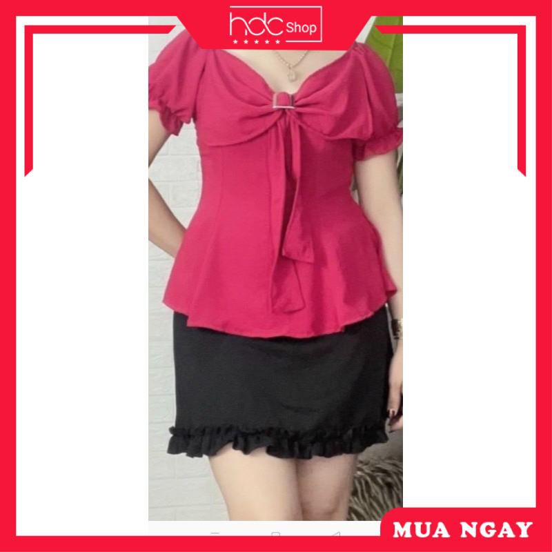 [CAO CẤP] Đầm bigsize công sở - 🍒 Áo kiểu peplum Bigsize 65_85 ký