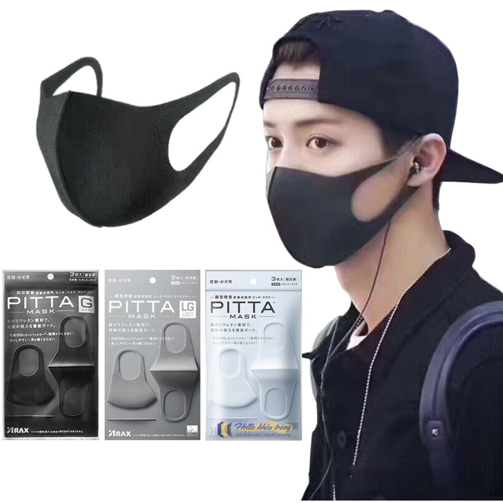 Sét 3 khẩu trang Pitta Mask Nhat ban | BigBuy360 - bigbuy360.vn