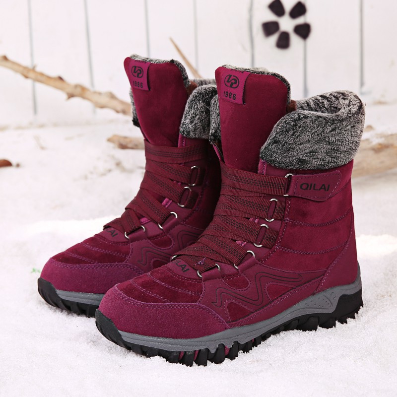 @f 11.11 free Women Winter Hiking Shoes Climbing Waterproof Outdoor Antiskid Fuzzy uy tín Uy Tín 2020 Az1 x . .;