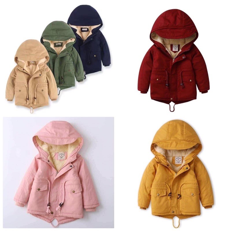 ❌HOT❌ ÁO KHOÁC PARKA SIÊU ẤM CHO BÉ (PK02)