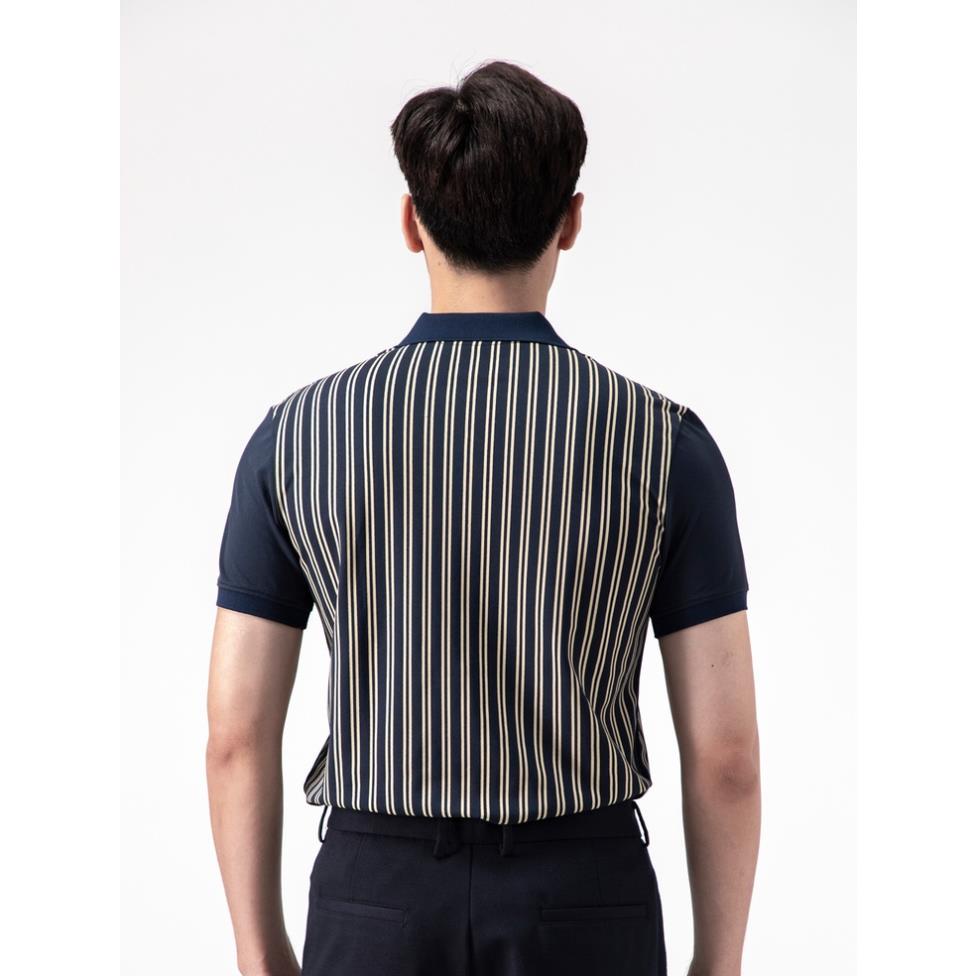 Áo Polo nam cổ bẻ in LUGI vải cá sấu cotton CVC, nam tính, thanh lịch, sang trọng - POLOMANOR