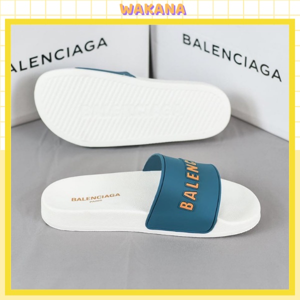 Dép balenciaga nam nữ hồng trắng đế cao giá rẻ màu mới WAKANA BL009