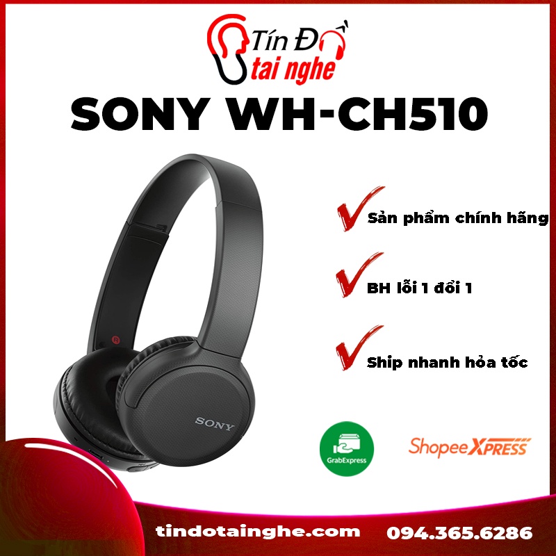 Tai Nghe Bluetooth Sony WH-CH510 | Chính Hãng