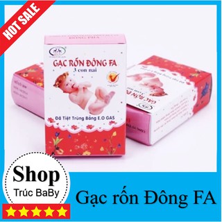 Băng rốn cho bé 💥HÀNG CAO CẤP💥 Gạc băng rốn Đông Pha cho bé sơ sinh(1 hộp 3 cái)