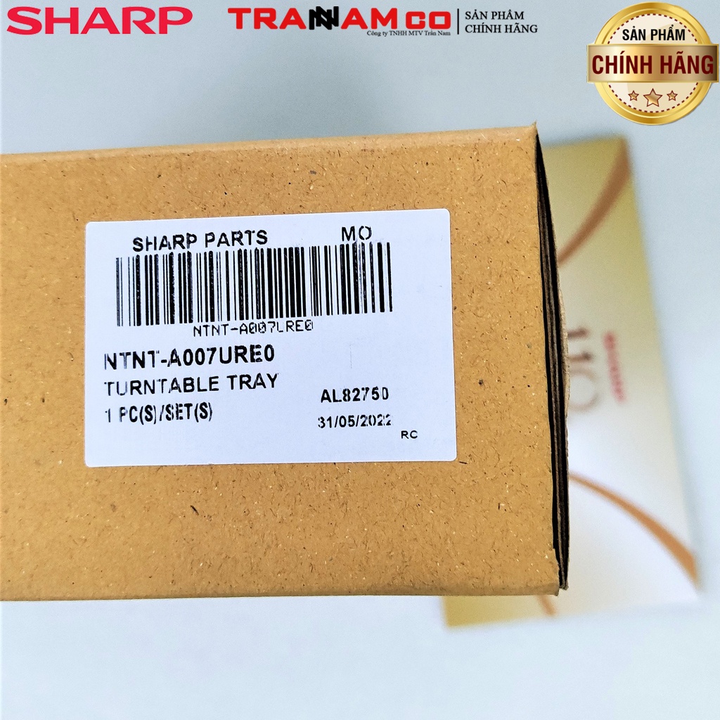 (Chọn hoả tốc)ĐĨA LÒ VI SÓNG SHARP 272mm CHÍNH HÃNG