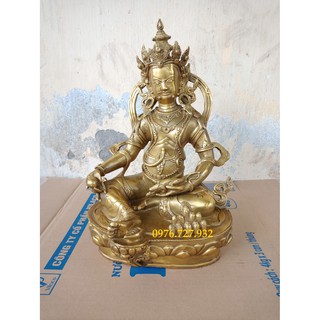 Tượng hoàng thần tài mật tông cao 30cm, hoàng thần tài bằng đồng