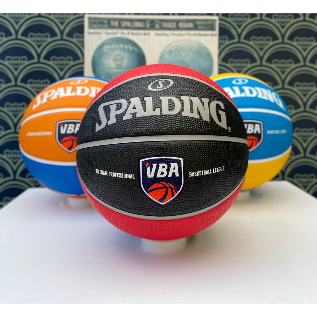 Quả Bóng Rổ, Banh Bóng Rổ Spalding VBA Size 7 Chất Liệu Legacy Cao Cấp Tạo Sự Đàn Hồi Tốt Phù Hợp Sân Ngoài Trời Outdoor