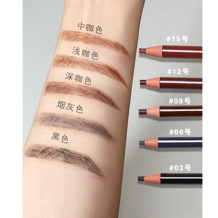 Bút chì kẻ lông mày trang điểm lâu trôi chống thấm nước với 5 màu sắc tùy chọn | BigBuy360 - bigbuy360.vn