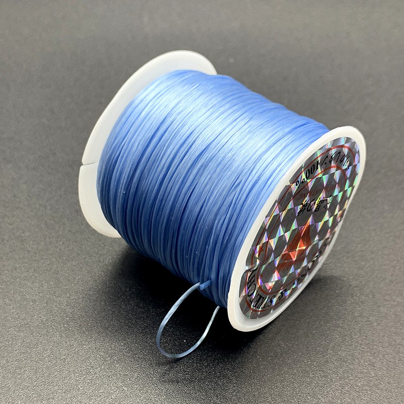 Cuộn 50M Dây Co Giãn 0.8mm Nhiều Màu Sắc Dùng Làm Trang Sức Tiện Dụng