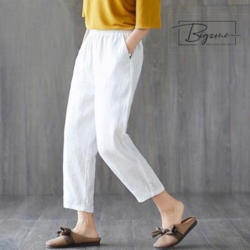 Gh6 Quần baggy nữ đũi xước mới bigsize, quần đũi dài nữ Bigsize