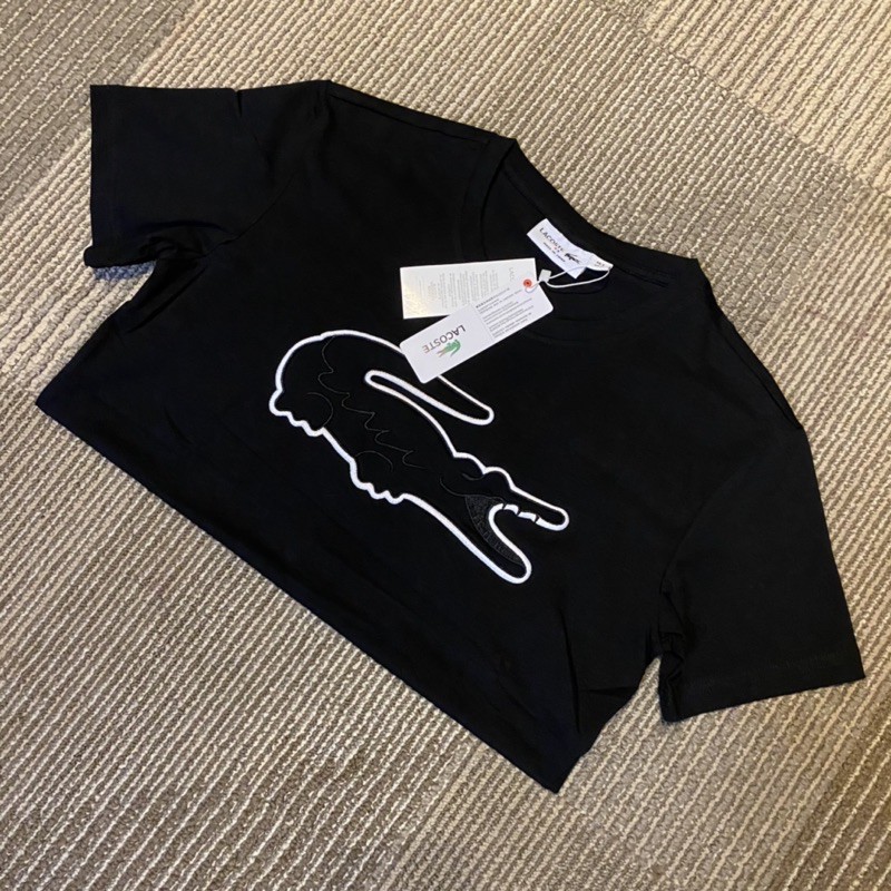 Chất Lượng Cao Áo Thun cotton Trơn LAC unisex Thiết Kế Tối Giản In logo Thời Trang Và Chuyển Động Tay Ngắn Cổ Tròn Nhãn Dán Và Thẻ