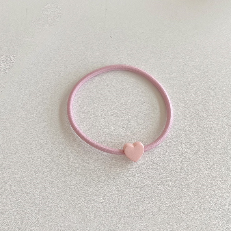 Dây buộc tóc cao su co giãn màu kẹo đơn giản thời trang Hàn Quốc cho nữ