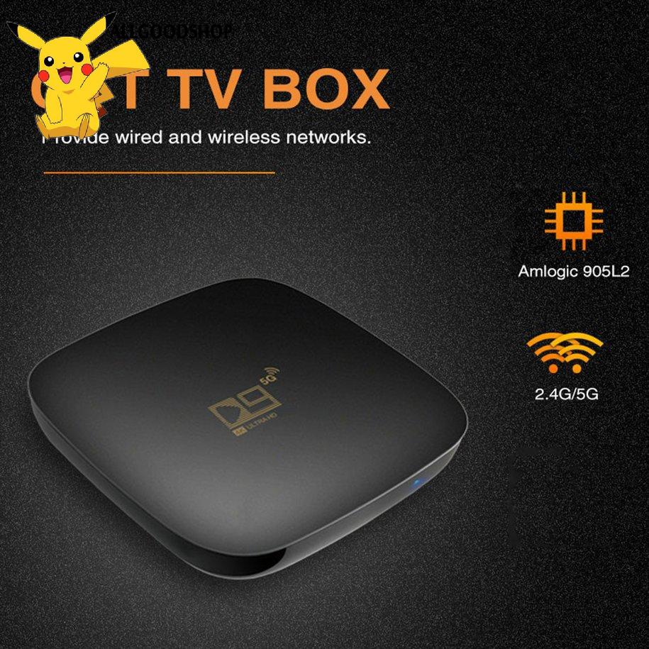 Bộ Tv Box Thông Minh 4k Độ Phân Giải Cao 1g + 8g Wifi