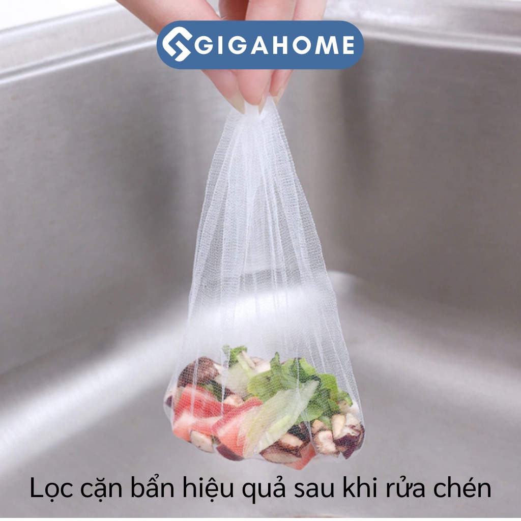 Combo 30 Túi Lọc Rác Bồn Rửa Chén Siêu Tiện Dụng GIGAHOME 3141