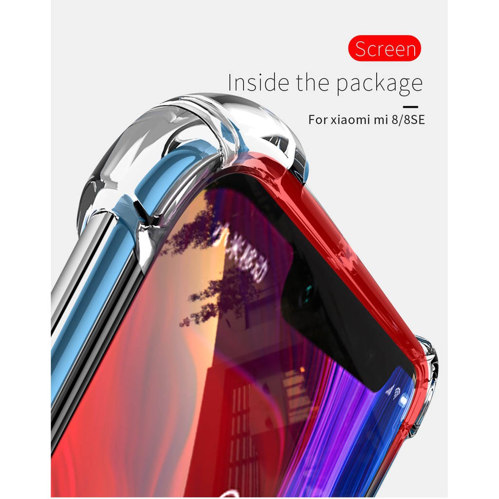 Ốp Điện Thoại Mềm Trong Suốt Chống Sốc Dành Cho Xiaomi Mi 9 8 Lite A1 A2 Redmi Note 7 6A 6 S2