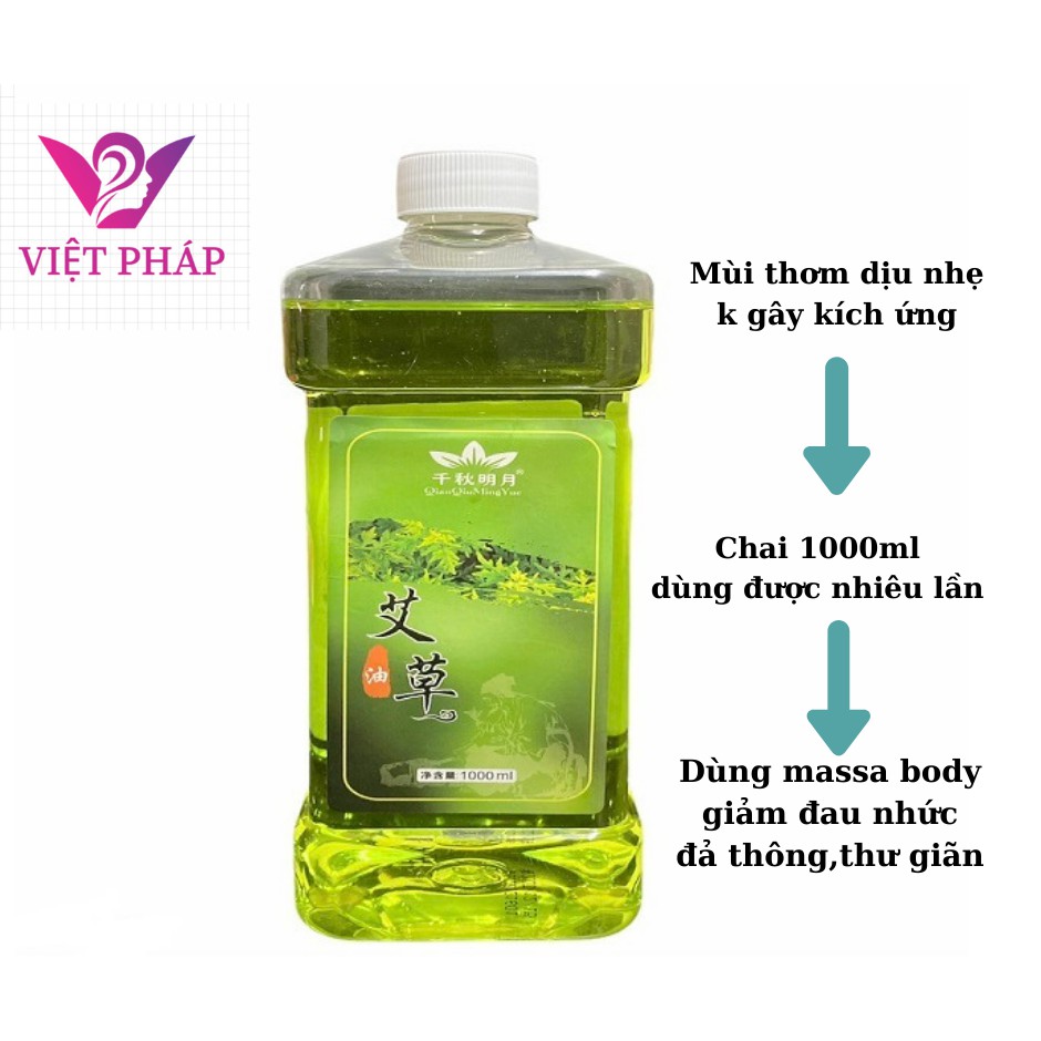 Tinh dầu ngải massa body 1000ml giá tốt nhất shopee