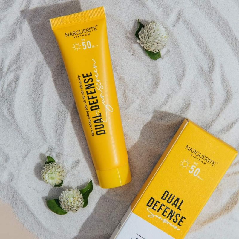 KEM CHỐNG NẮNG VẬT LÝ DUAL DEFENSE SUNSCREEN SPF 50 PA+++ ( 30g ) | BigBuy360 - bigbuy360.vn
