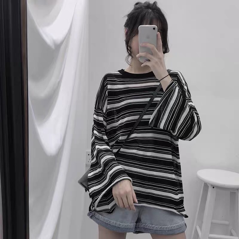 Áo len mongtoghi mỏng nhẹ tay rộng phong cách Hàn Quốc cá tính Aimee closet