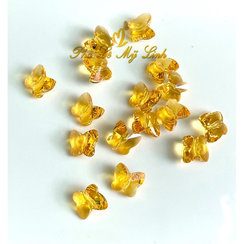 5 viên pha lê Swarovski Butterfly 8ly và 10ly