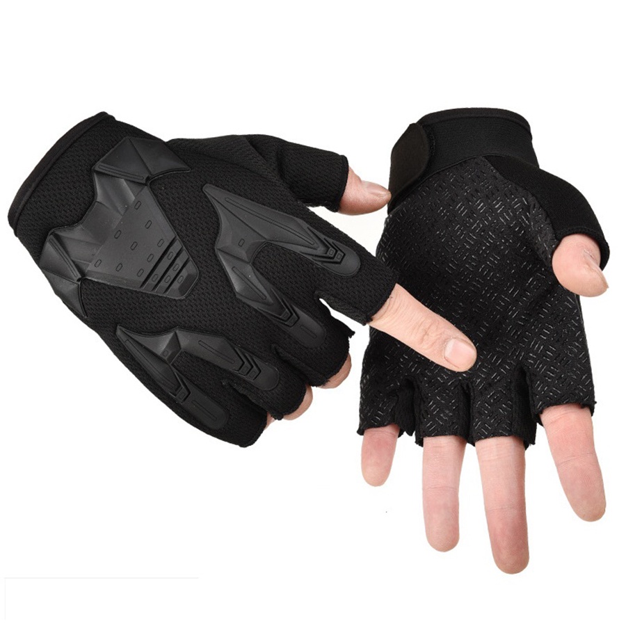 Găng Tay Thể Thao Hở Ngón Thiết Kế Cá Tính Cho Nam
