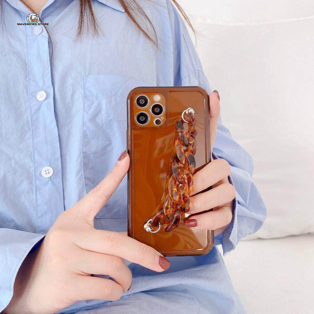 Ốp Lưng Họa Tiết Hổ Phách Độc Đáo Cho Iphone 12 / 11 / Pro / Max / Xr / Xs / 7 / 8plus