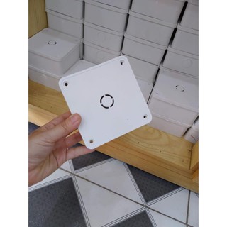 10 Hộp Kỹ Thuật Điện Nhựa Dẻo Bền 11*11*5cm Nắp Trùm Miệng Hộp Chống Nước hộp 11*11*5