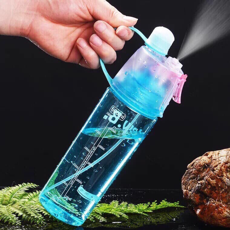 Bình nước thể thao phun sương đa năng thế hệ mới 600ml