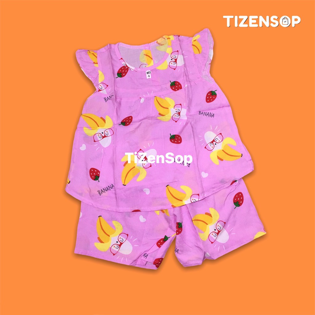 Bộ tole bé gái đồ lanh cho bé kiểu cánh tiên quần đùi