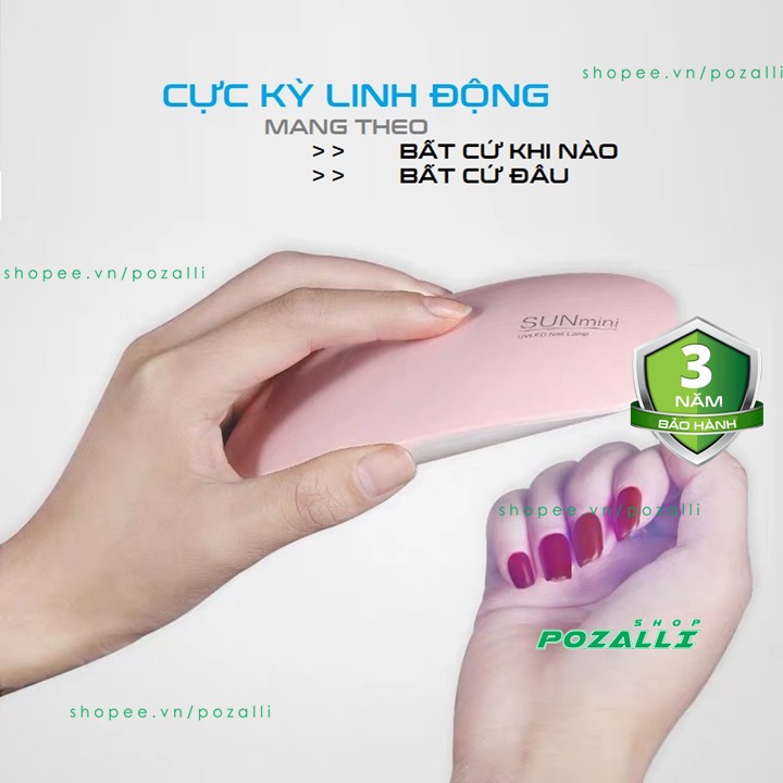 Máy hơ Gel SUN5 Mini 6W chính hãng có bảo hành